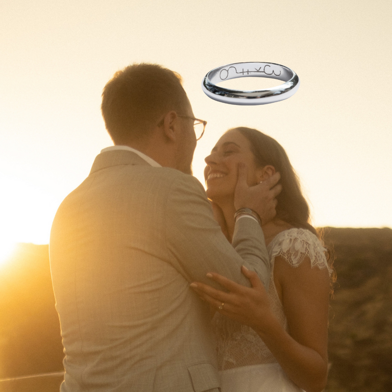 Crafting Love Stories: The Bespoke Wedding Band of Phil and Taylor